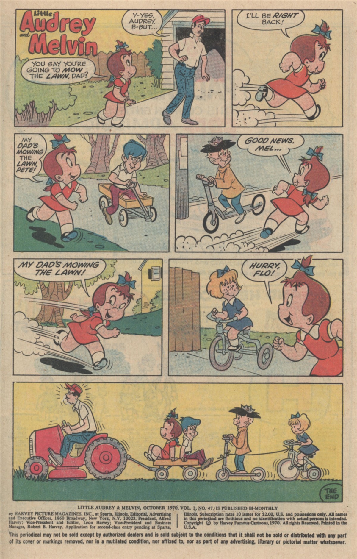 Read online Little Audrey And Melvin comic -  Issue #47 - 3