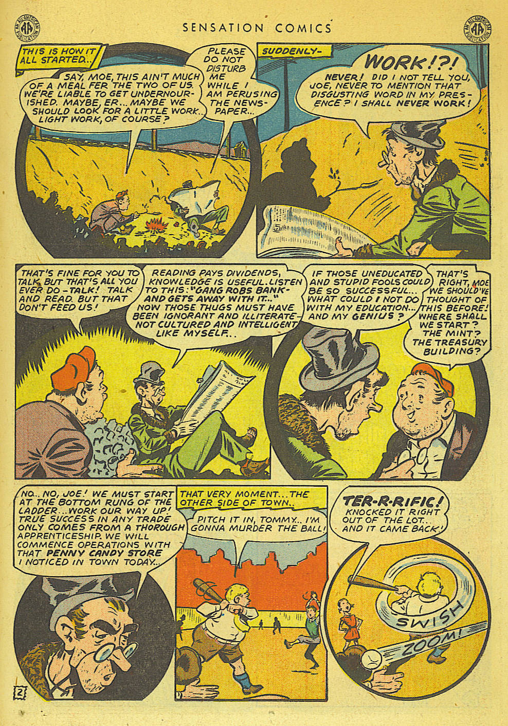Read online Sensation (Mystery) Comics comic -  Issue #42 - 17