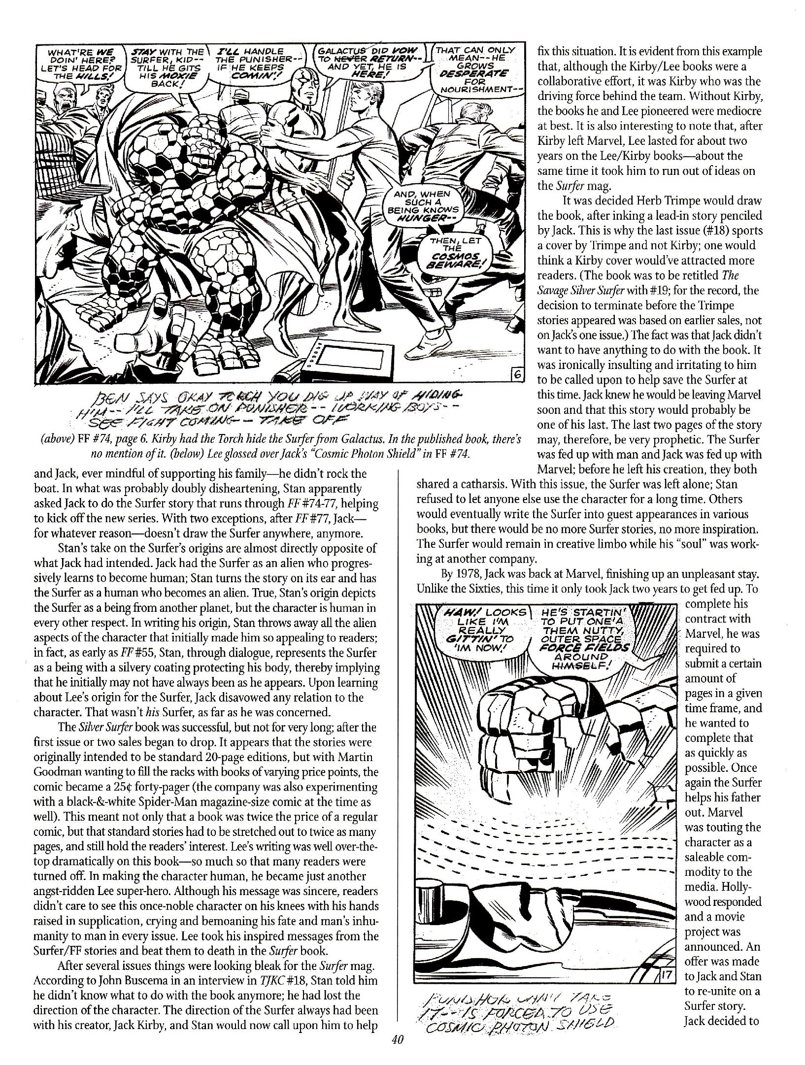 Read online The Jack Kirby Collector comic -  Issue #23 - 38