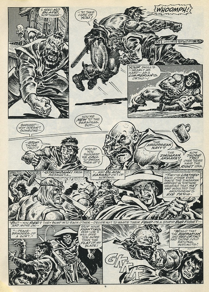 Read online The Savage Sword Of Conan comic -  Issue #196 - 11