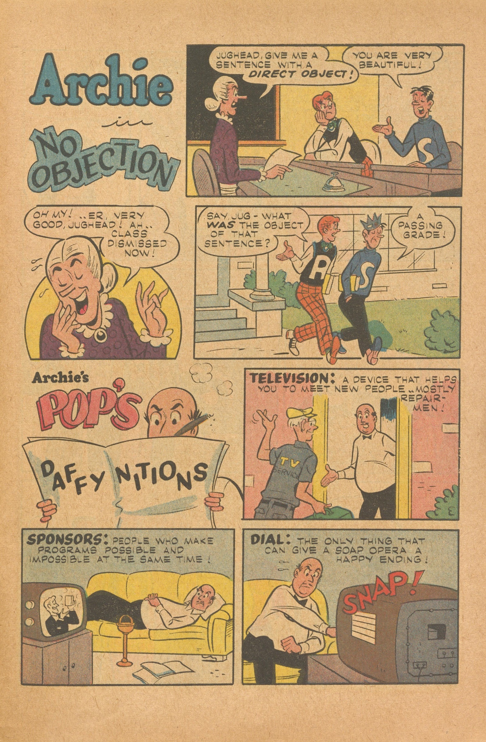 Read online Archie's Joke Book Magazine comic -  Issue #51 - 31