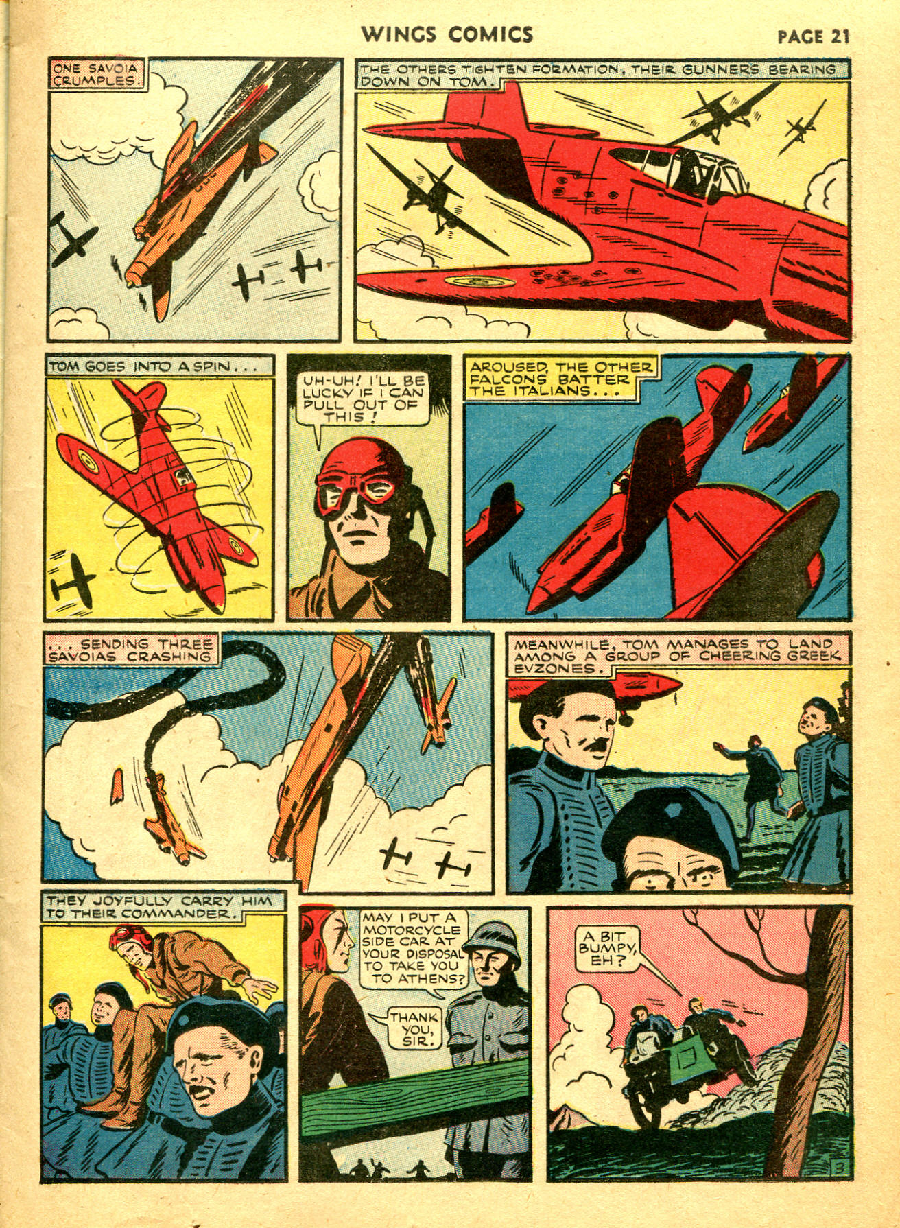 Read online Wings Comics comic -  Issue #7 - 23