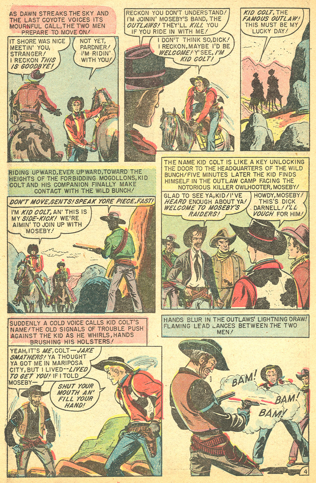 Read online Kid Colt Outlaw comic -  Issue #2 - 6
