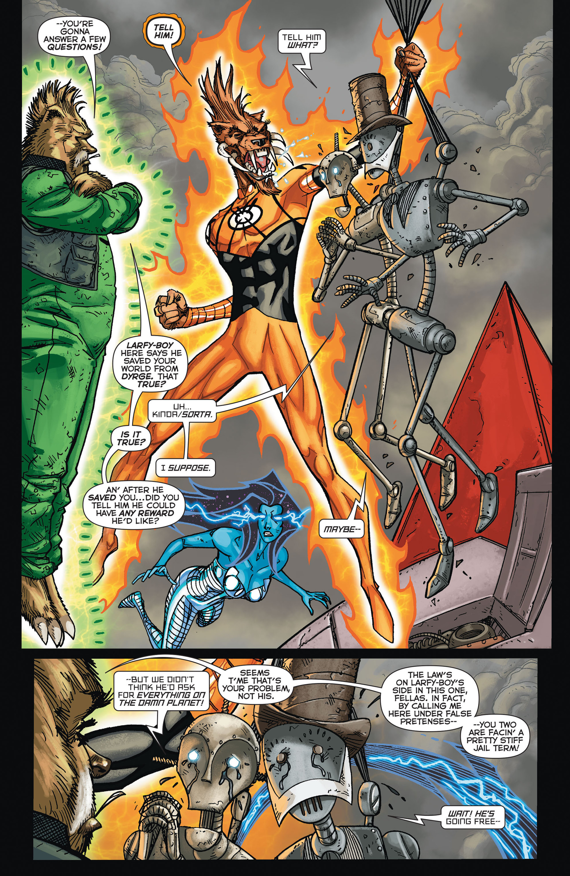 Read online Larfleeze comic -  Issue #11 - 16