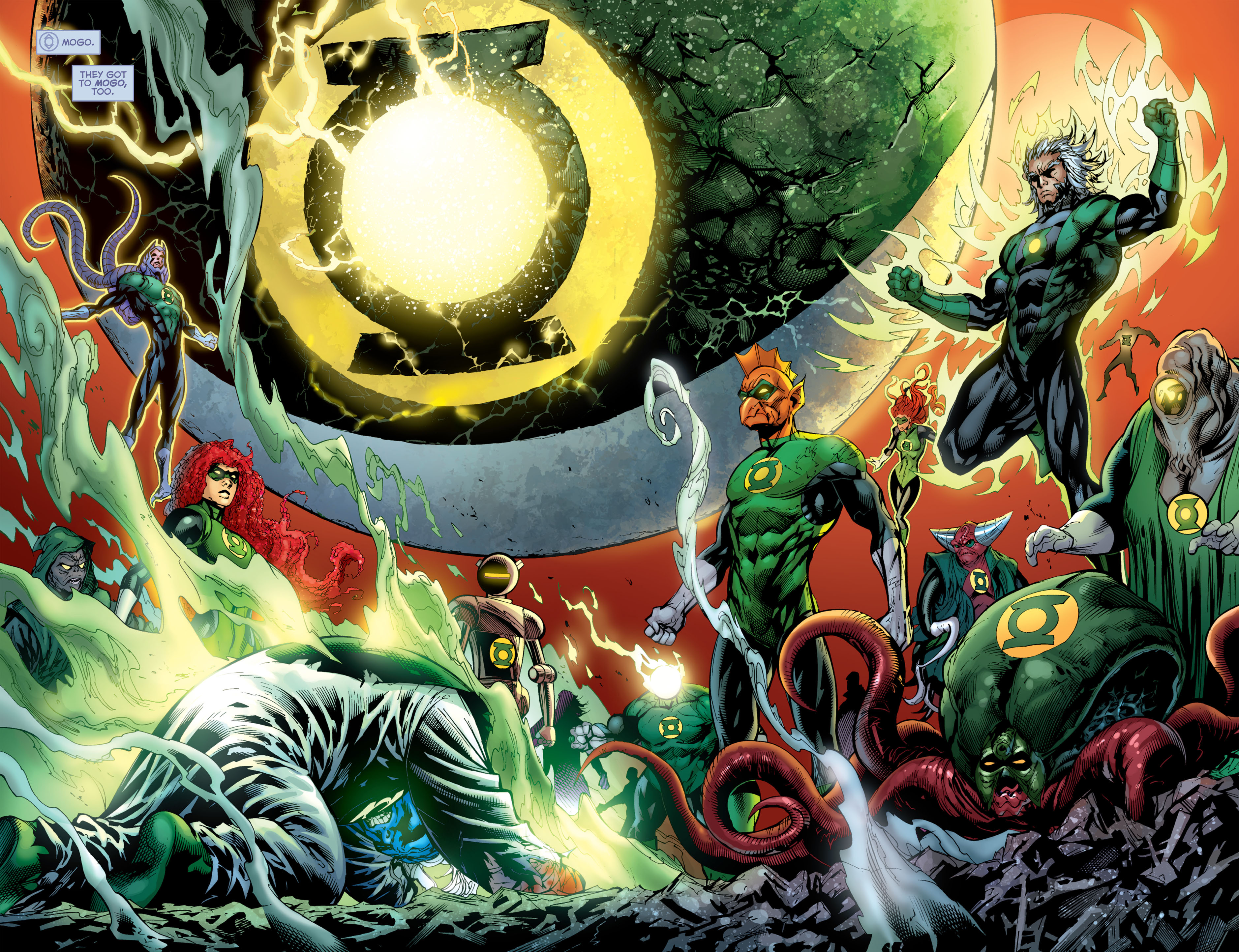 Read online Green Lantern: War of the Green Lanterns (2011) comic -  Issue # TPB - 128