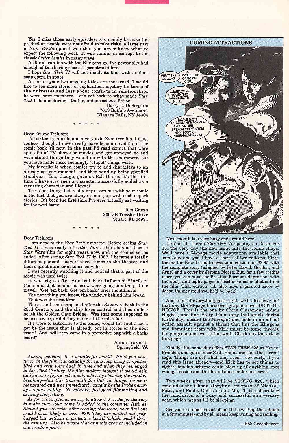 Read online Star Trek (1989) comic -  Issue #27 - 26