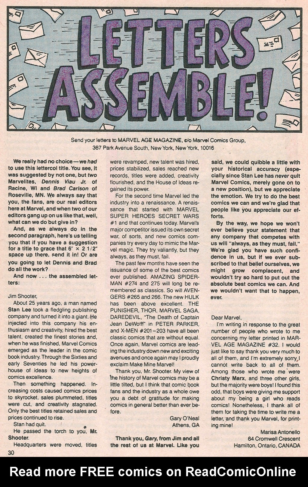 Read online Marvel Age comic -  Issue #45 - 31