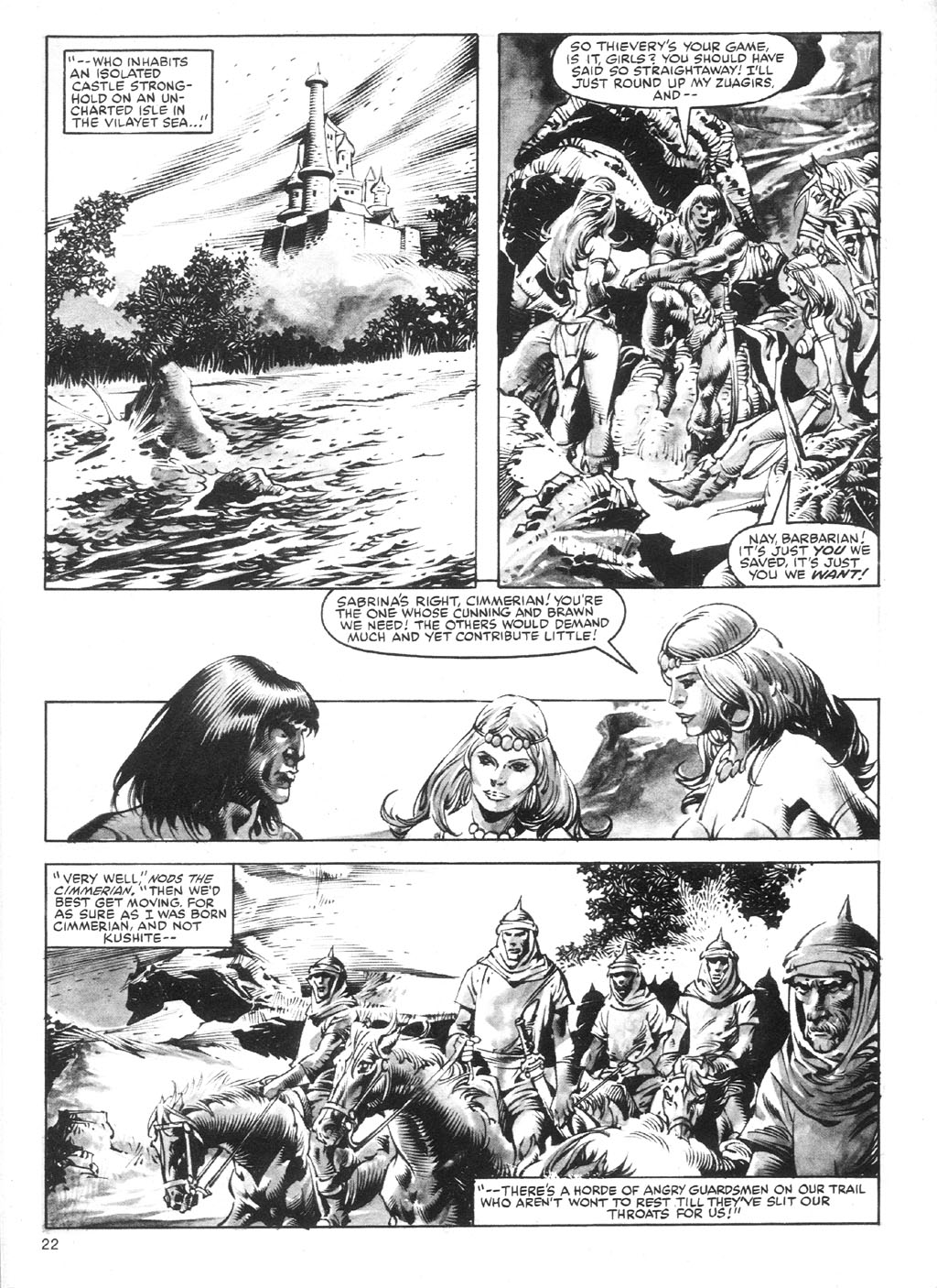 Read online The Savage Sword Of Conan comic -  Issue #88 - 22