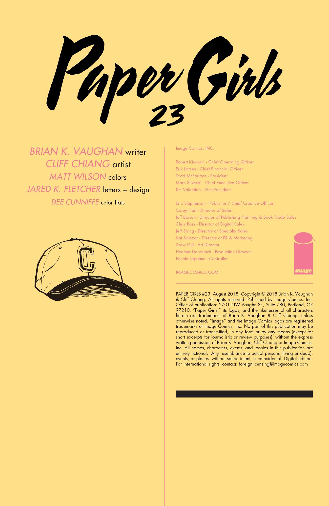 Read online Paper Girls comic -  Issue #23 - 2