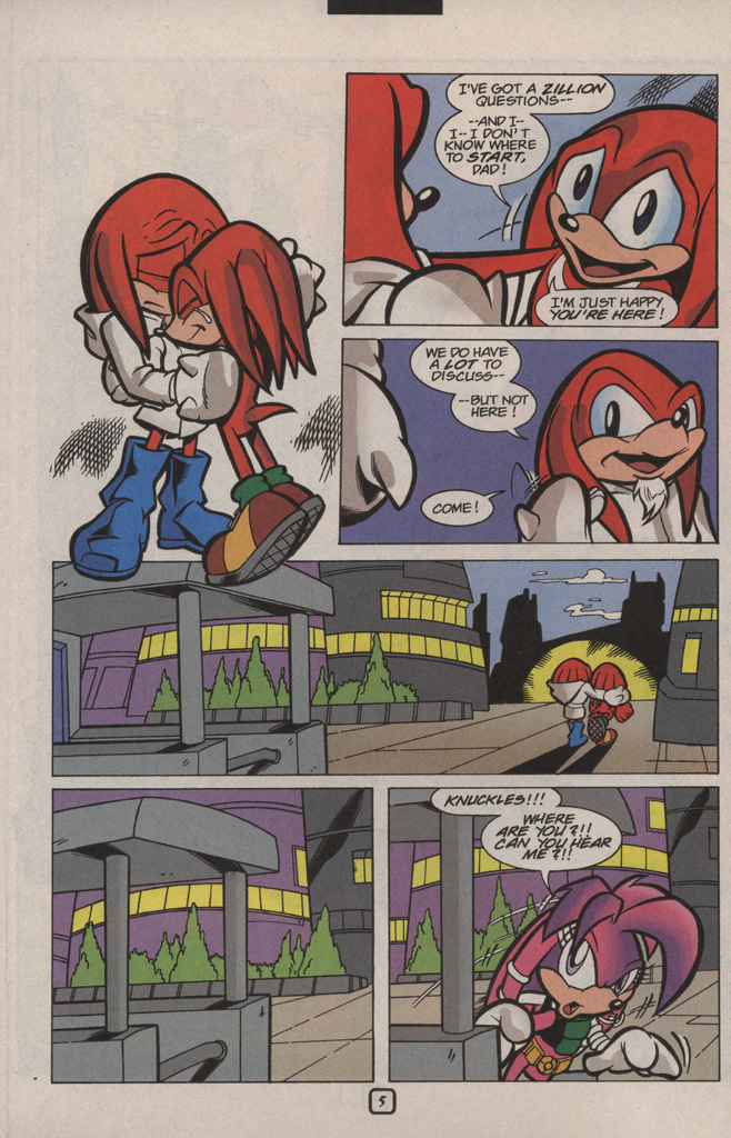 Read online Knuckles the Echidna comic -  Issue #25 - 8