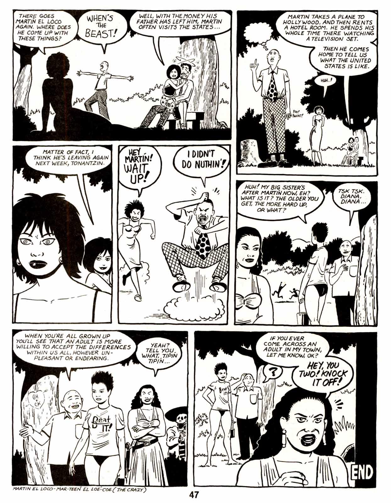 Read online Love and Rockets (1982) comic -  Issue #10 - 49