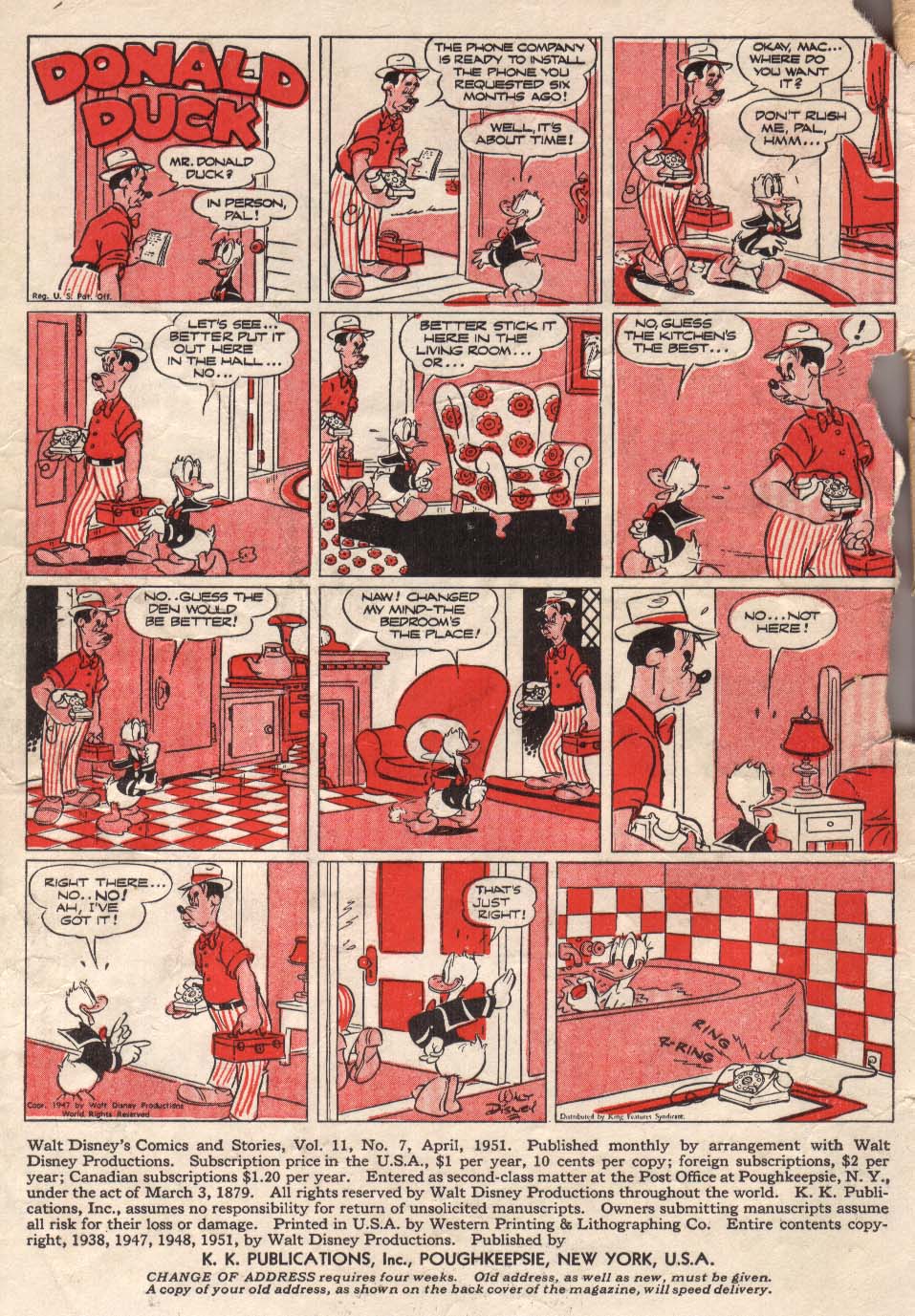 Read online Walt Disney's Comics and Stories comic -  Issue #127 - 2