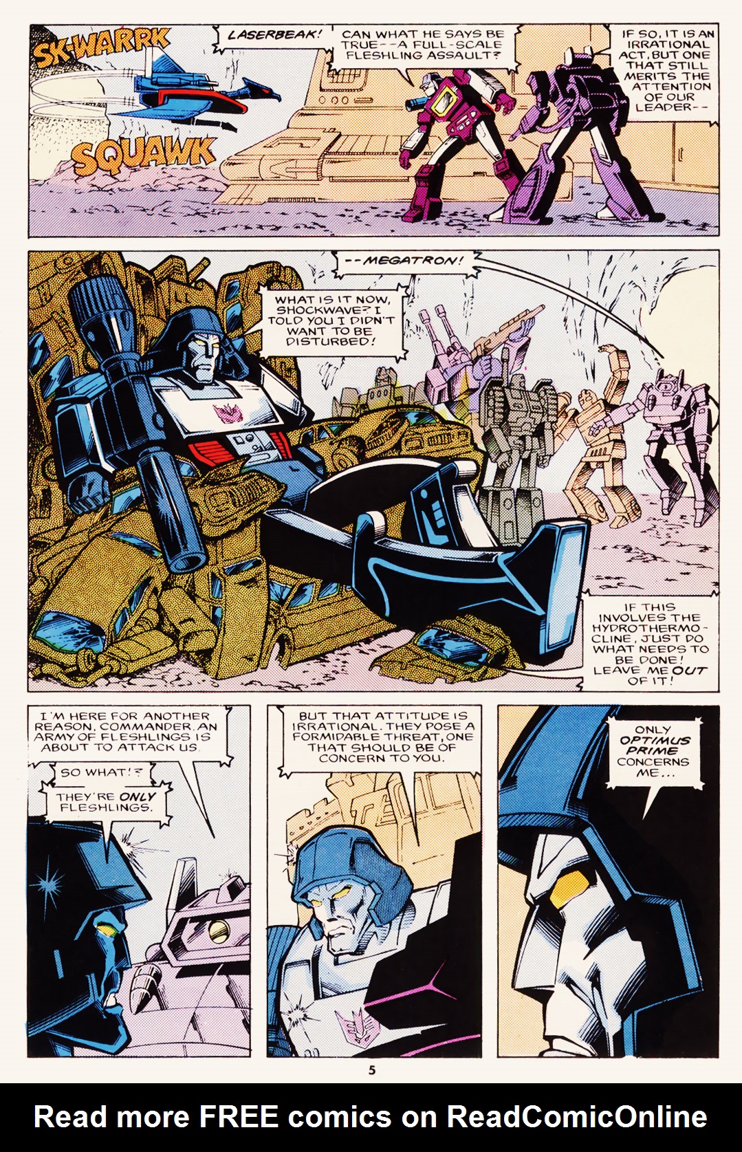 Read online The Transformers (UK) comic -  Issue #107 - 5