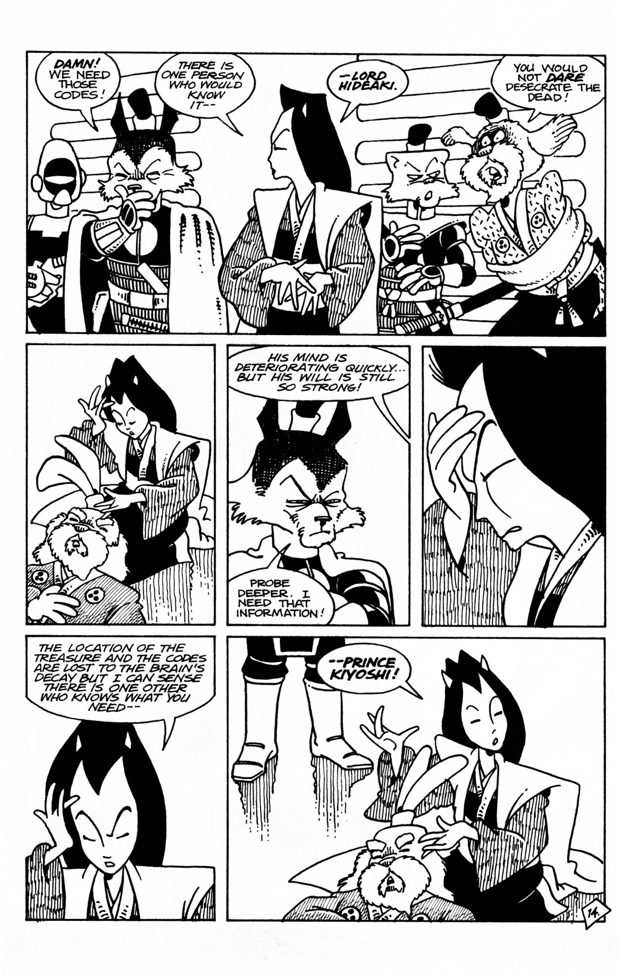 Read online Space Usagi (1992) comic -  Issue #2 - 16