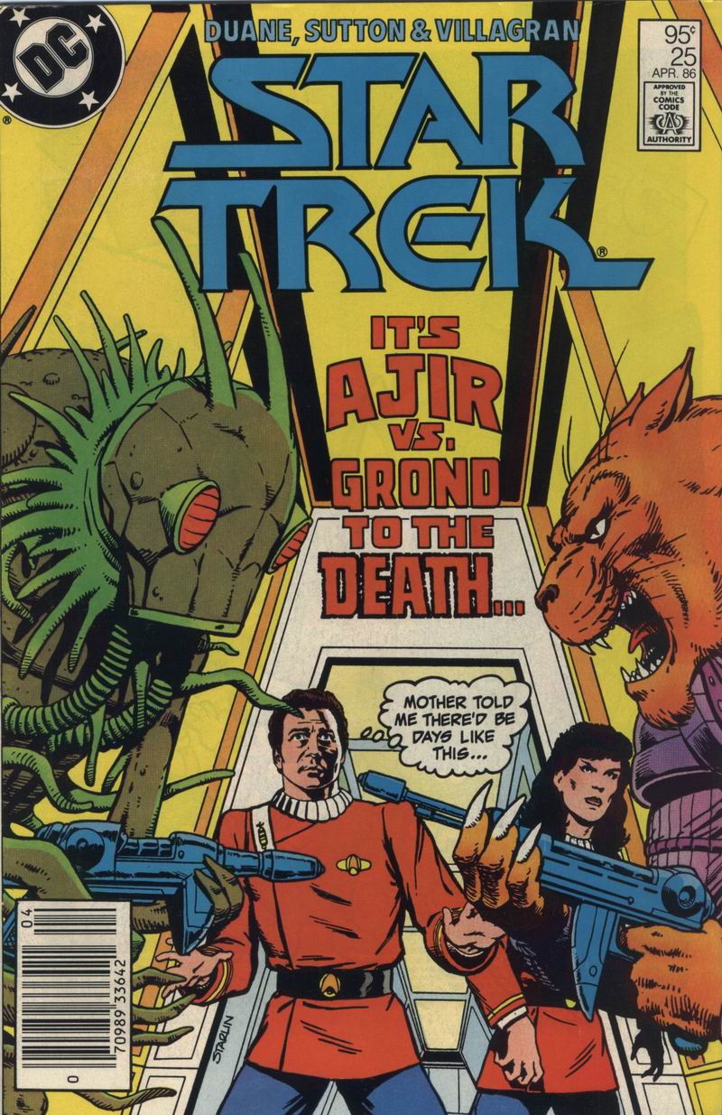 Read online Star Trek (1984) comic -  Issue #25 - 1