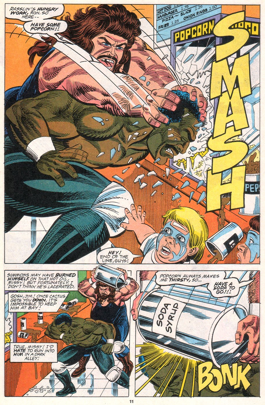 Read online WCW World Championship Wrestling comic -  Issue #7 - 12