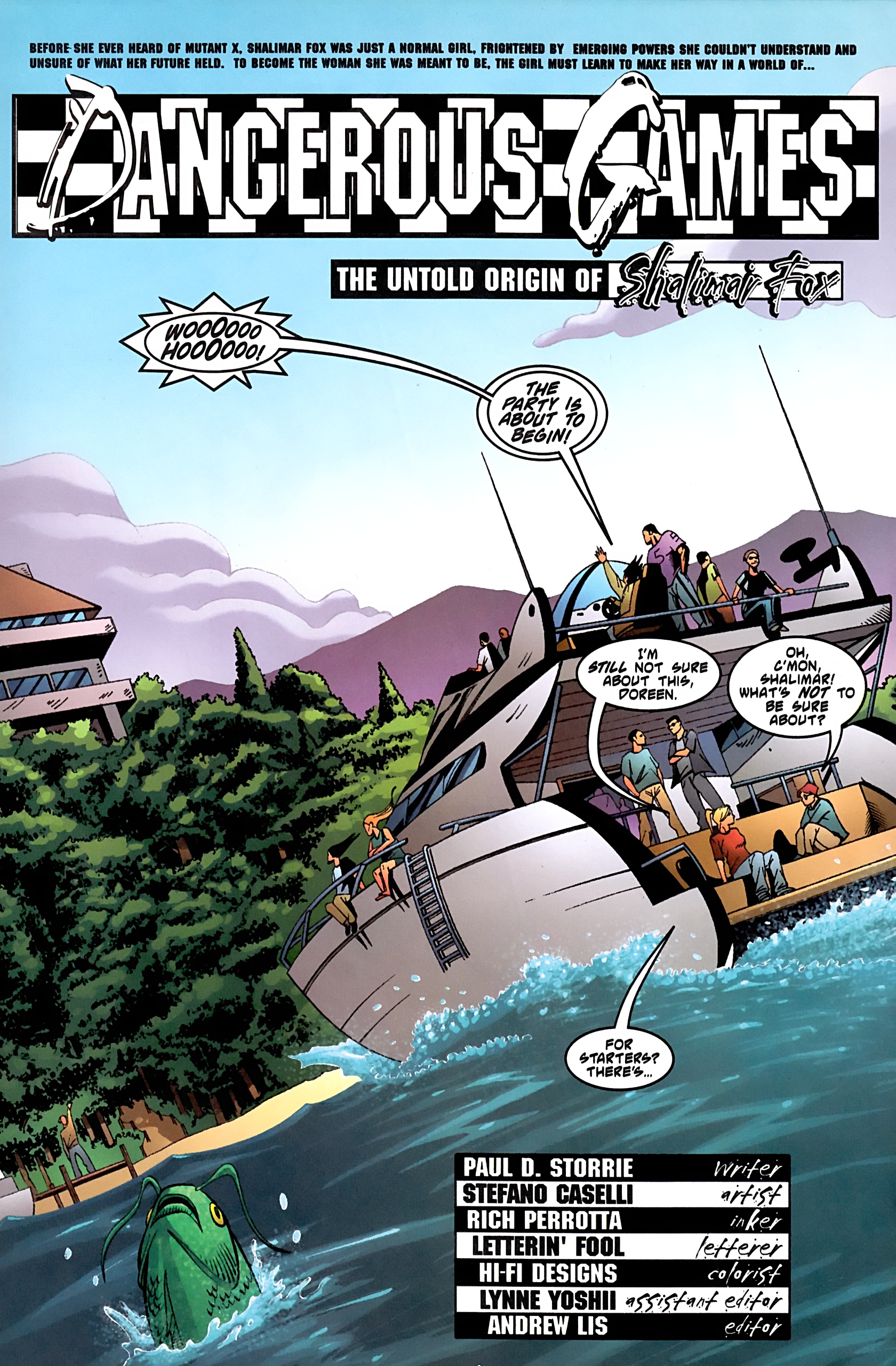 Read online Mutant X: Dangerous Decisions comic -  Issue # Full - 28