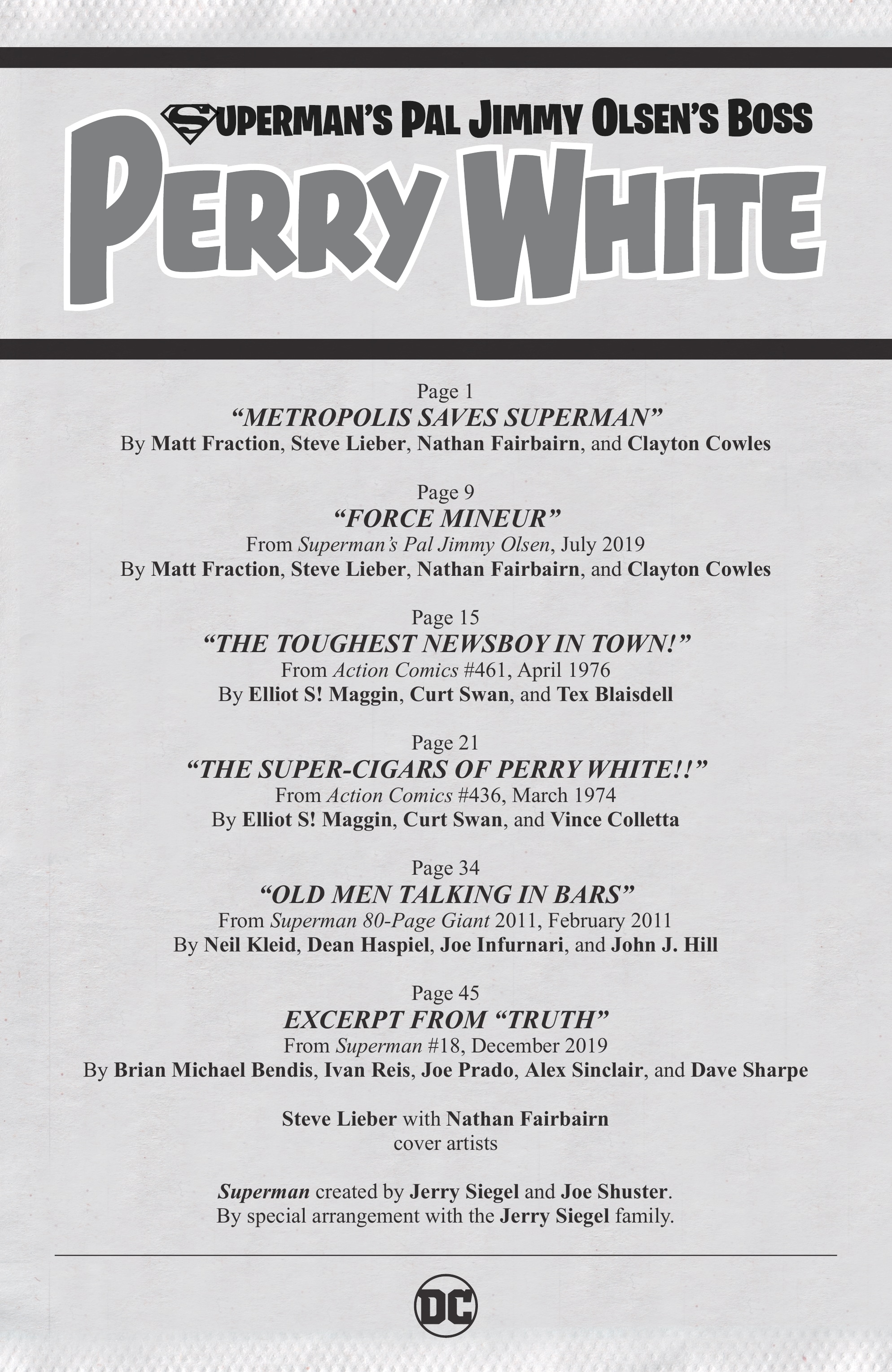 Read online Superman's Pal Jimmy Olsen's Boss Perry White comic -  Issue #1 - 3