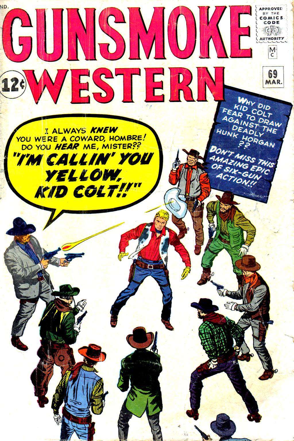 Read online Gunsmoke Western comic -  Issue #69 - 1