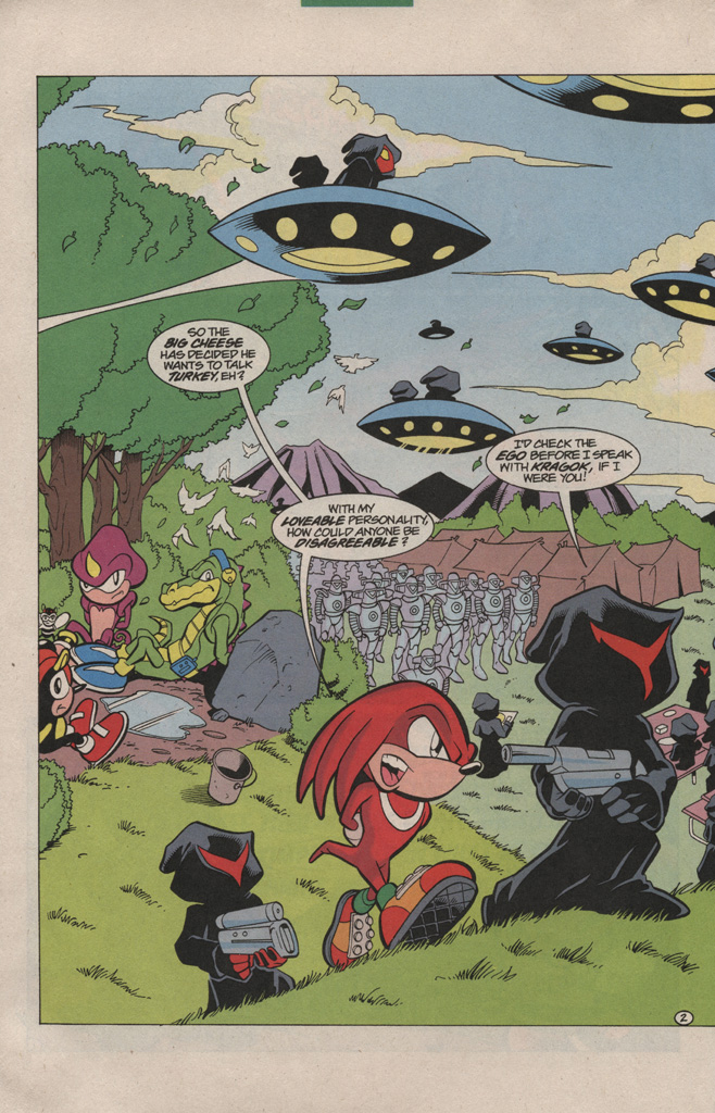 Read online Knuckles the Echidna comic -  Issue #2 - 6