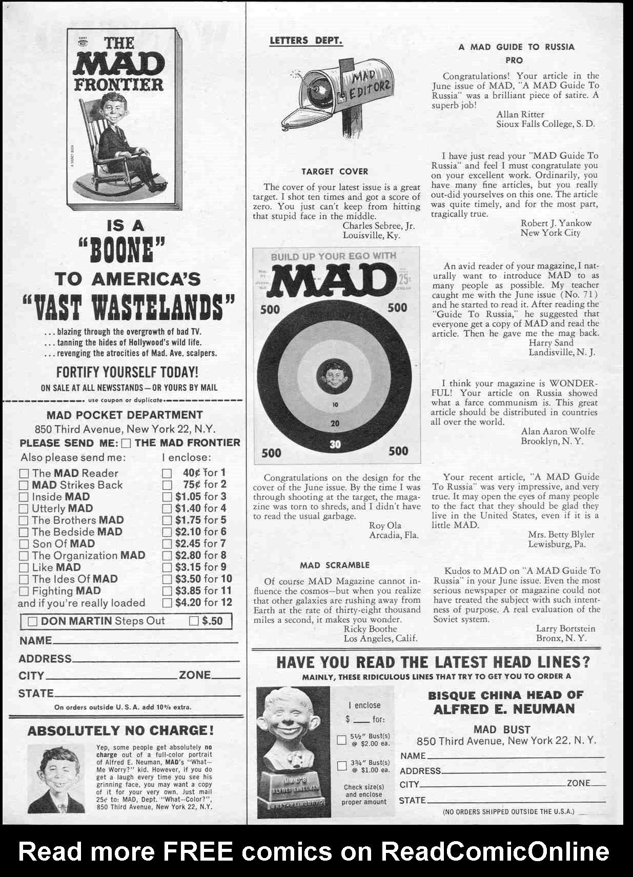 Read online MAD comic -  Issue #73 - 4