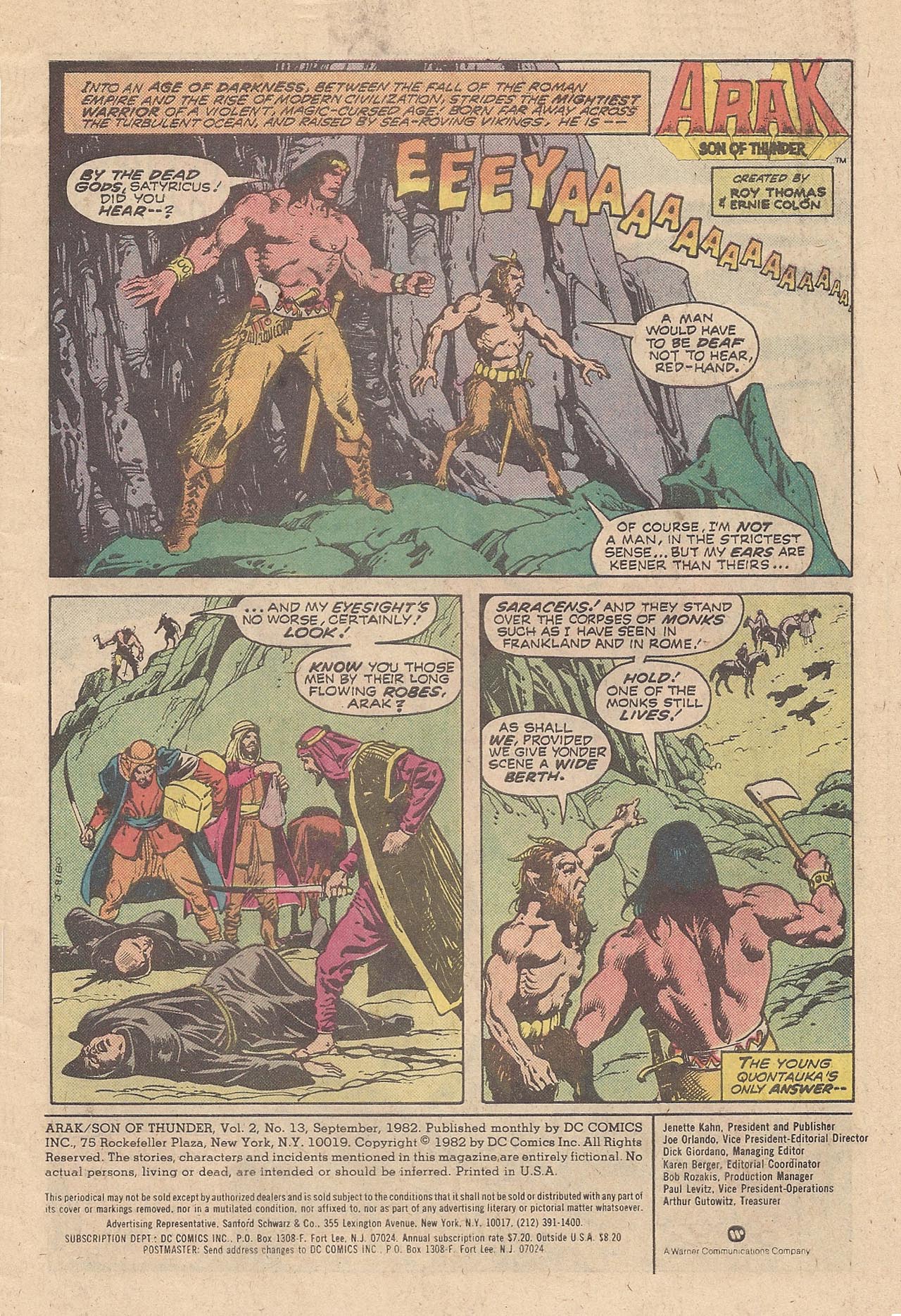 Read online Arak Son of Thunder comic -  Issue #13 - 3