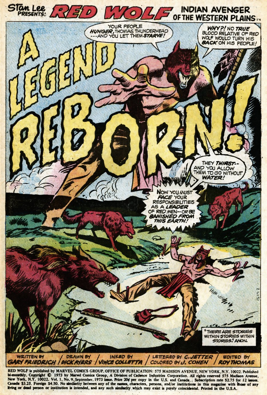 Read online Red Wolf (1972) comic -  Issue #9 - 2