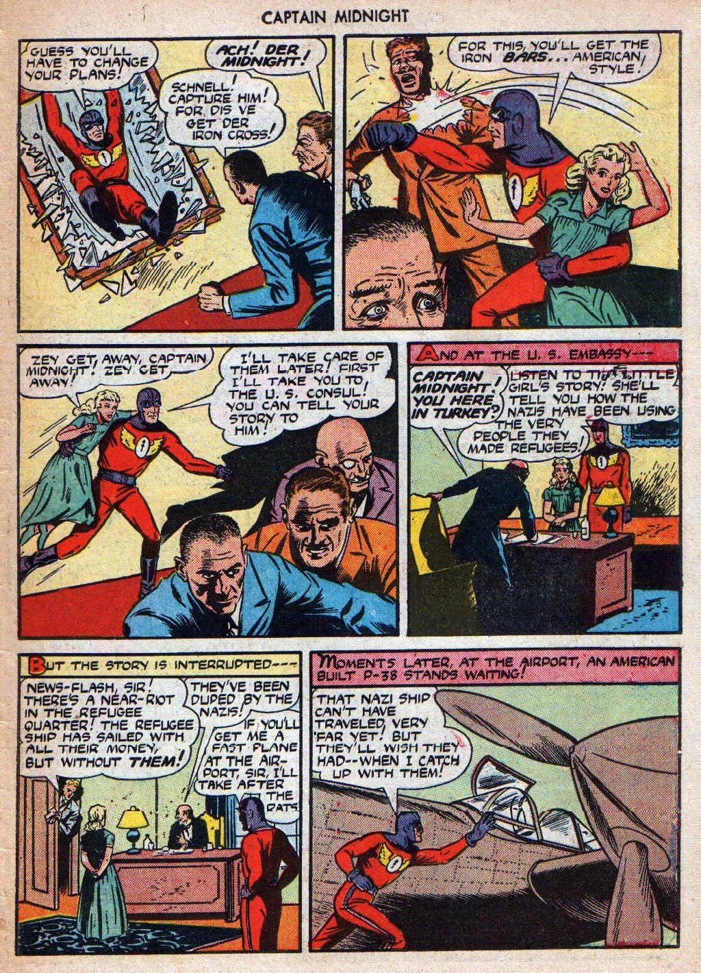 Read online Captain Midnight (1942) comic -  Issue #19 - 43