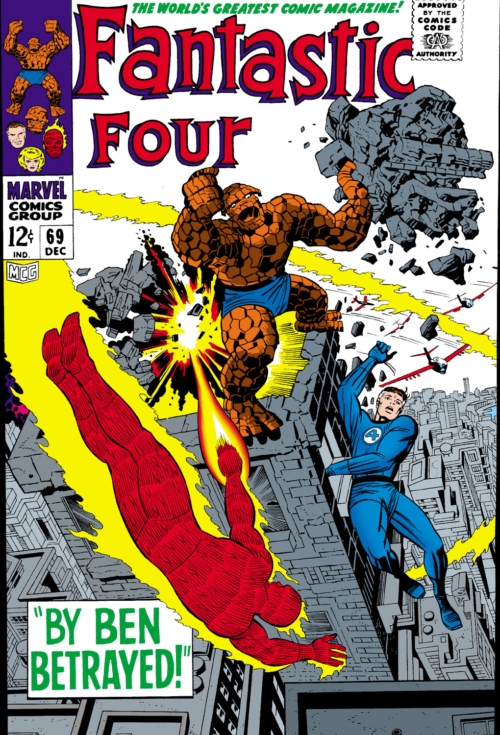 Read online Fantastic Four (1961) comic -  Issue #69 - 1