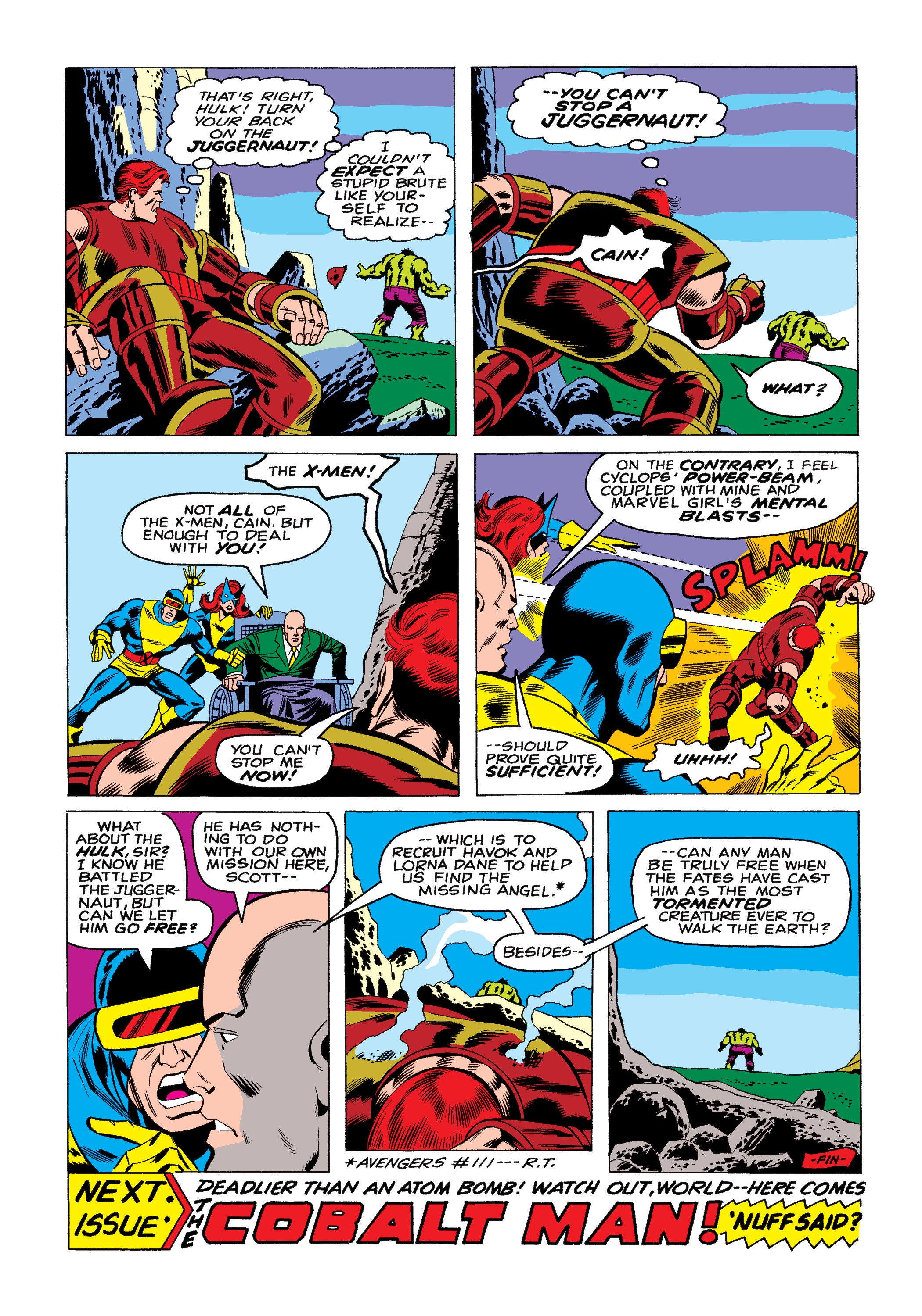 Read online Marvel Masterworks: The X-Men comic -  Issue # TPB 8 (Part 1) - 71