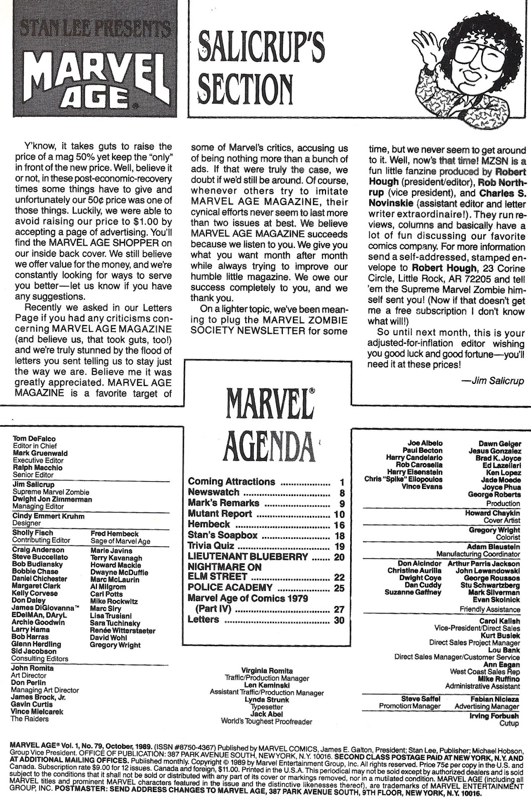 Marvel Age issue 79 - Page 2