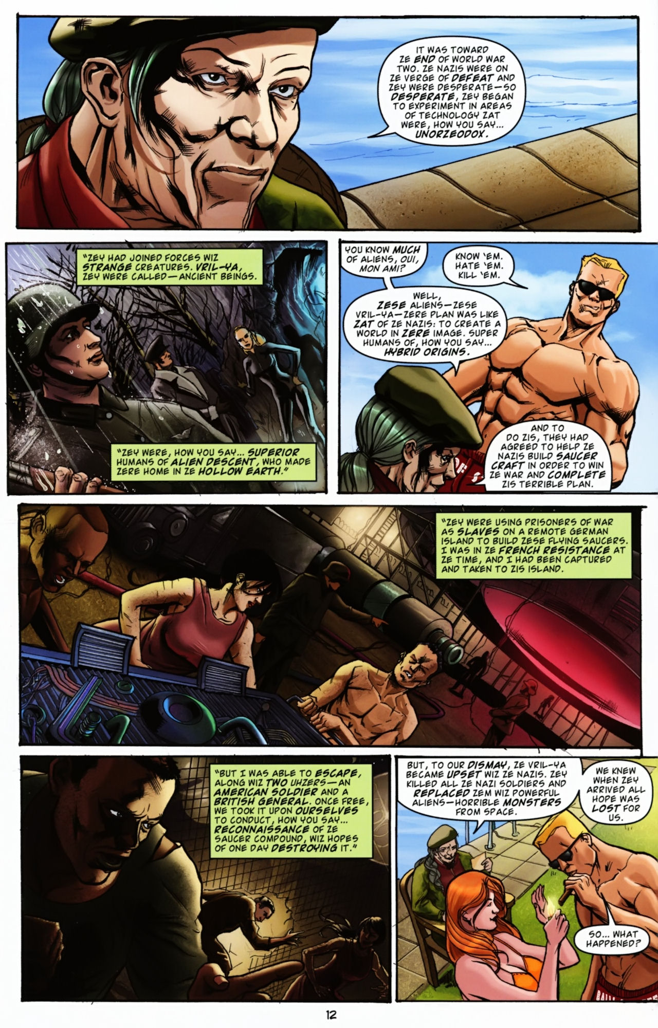 Read online Duke Nukem: Glorious Bastard comic -  Issue #1 - 16