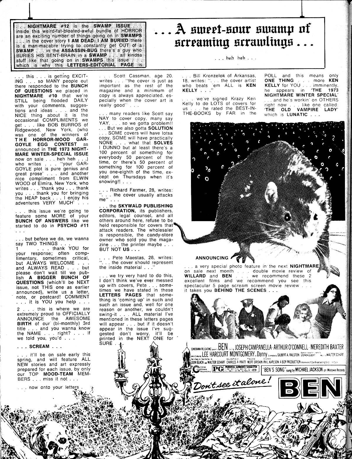 Read online Nightmare (1970) comic -  Issue #12 - 53