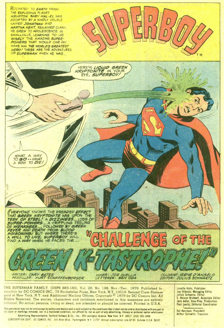 Read online The Superman Family comic -  Issue #198 - 3