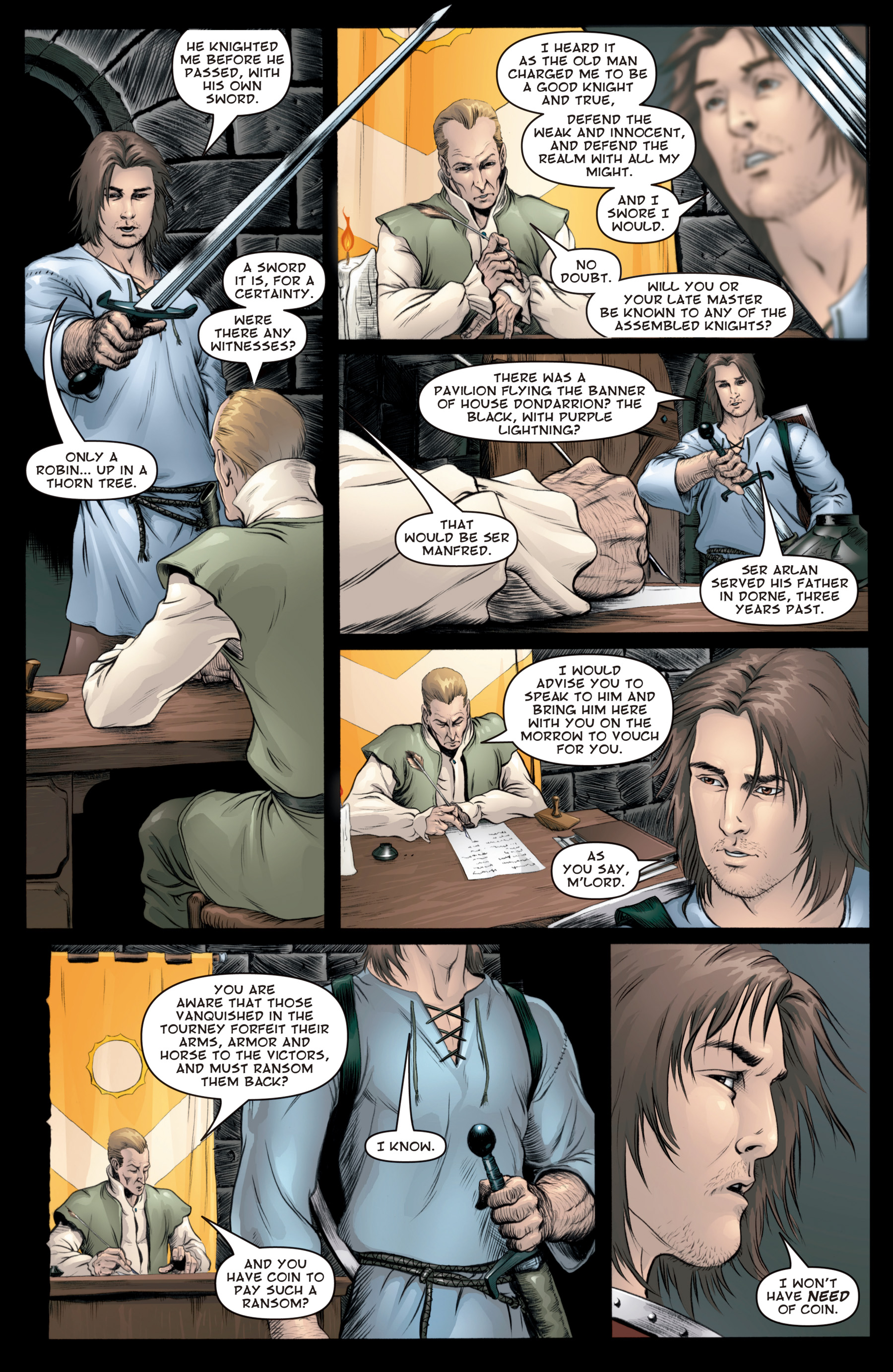 Read online The Hedge Knight: The Graphic Novel comic -  Issue # Full - 37