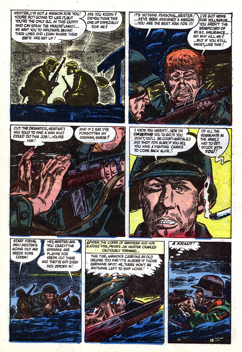 Read online Combat (1952) comic -  Issue #11 - 13