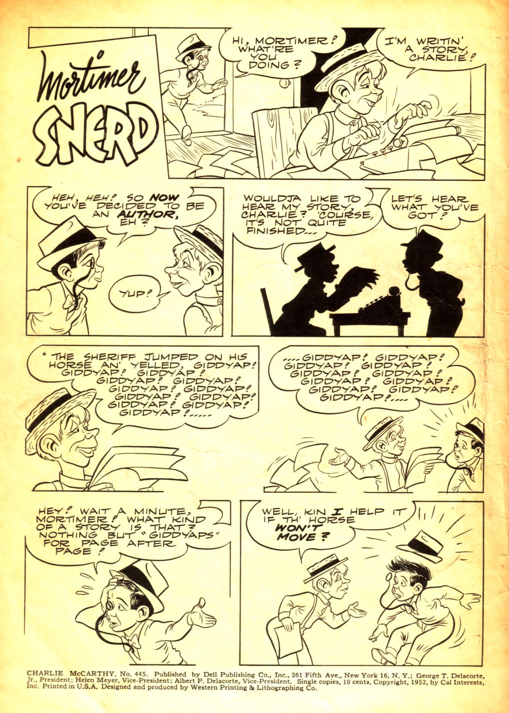 Read online Four Color Comics comic -  Issue #445 - 2