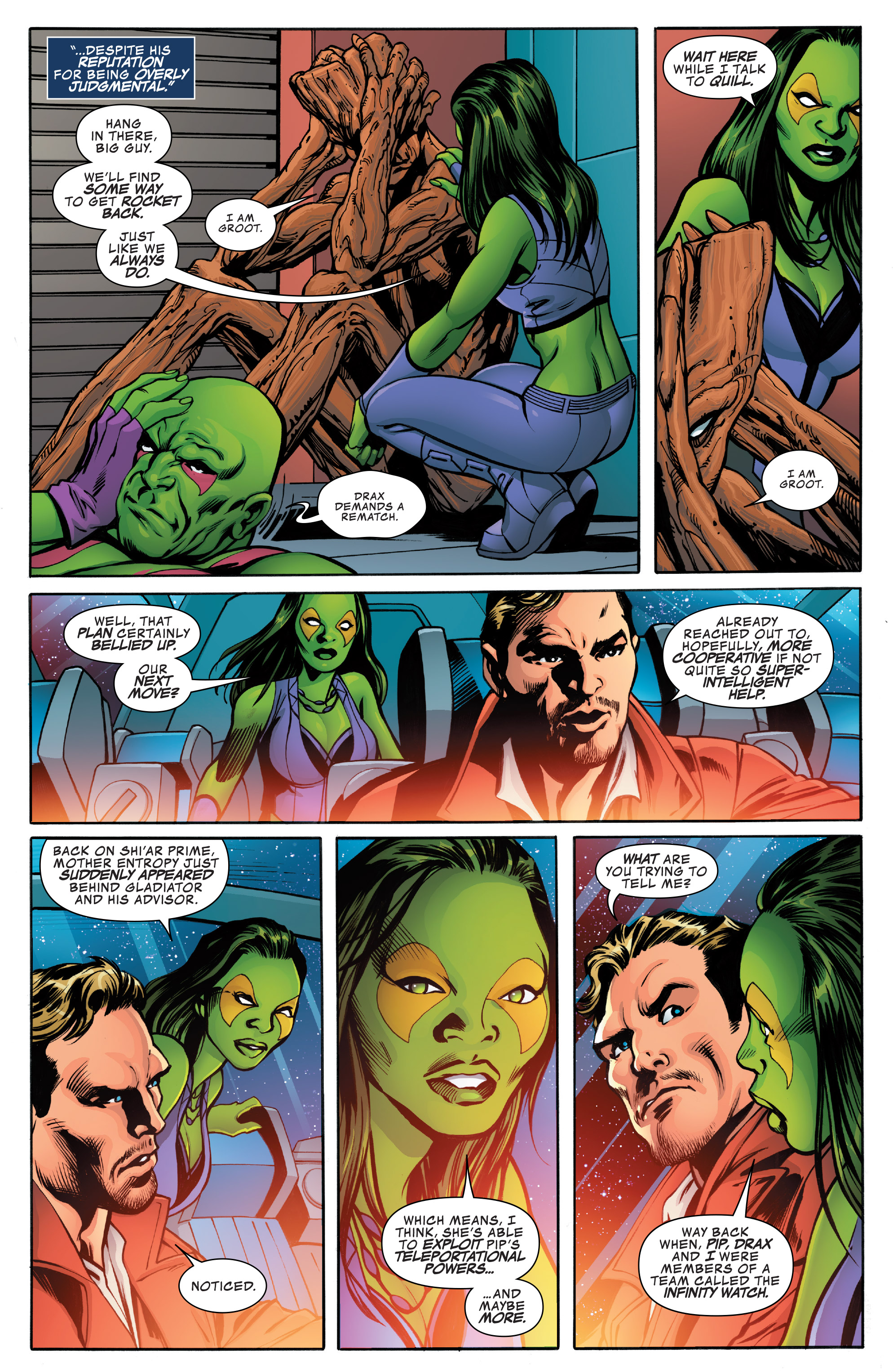 Read online Guardians of the Galaxy: Mother Entropy comic -  Issue #4 - 12