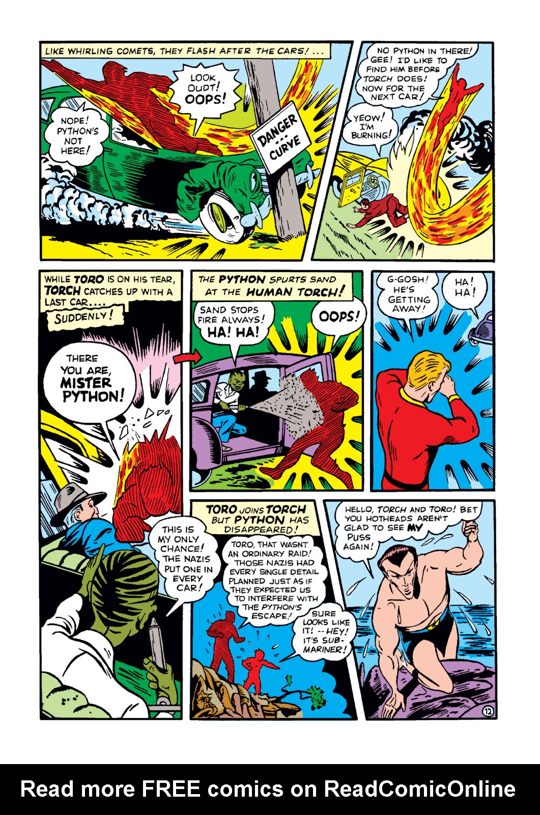Read online The Human Torch (1940) comic -  Issue #8 - 16