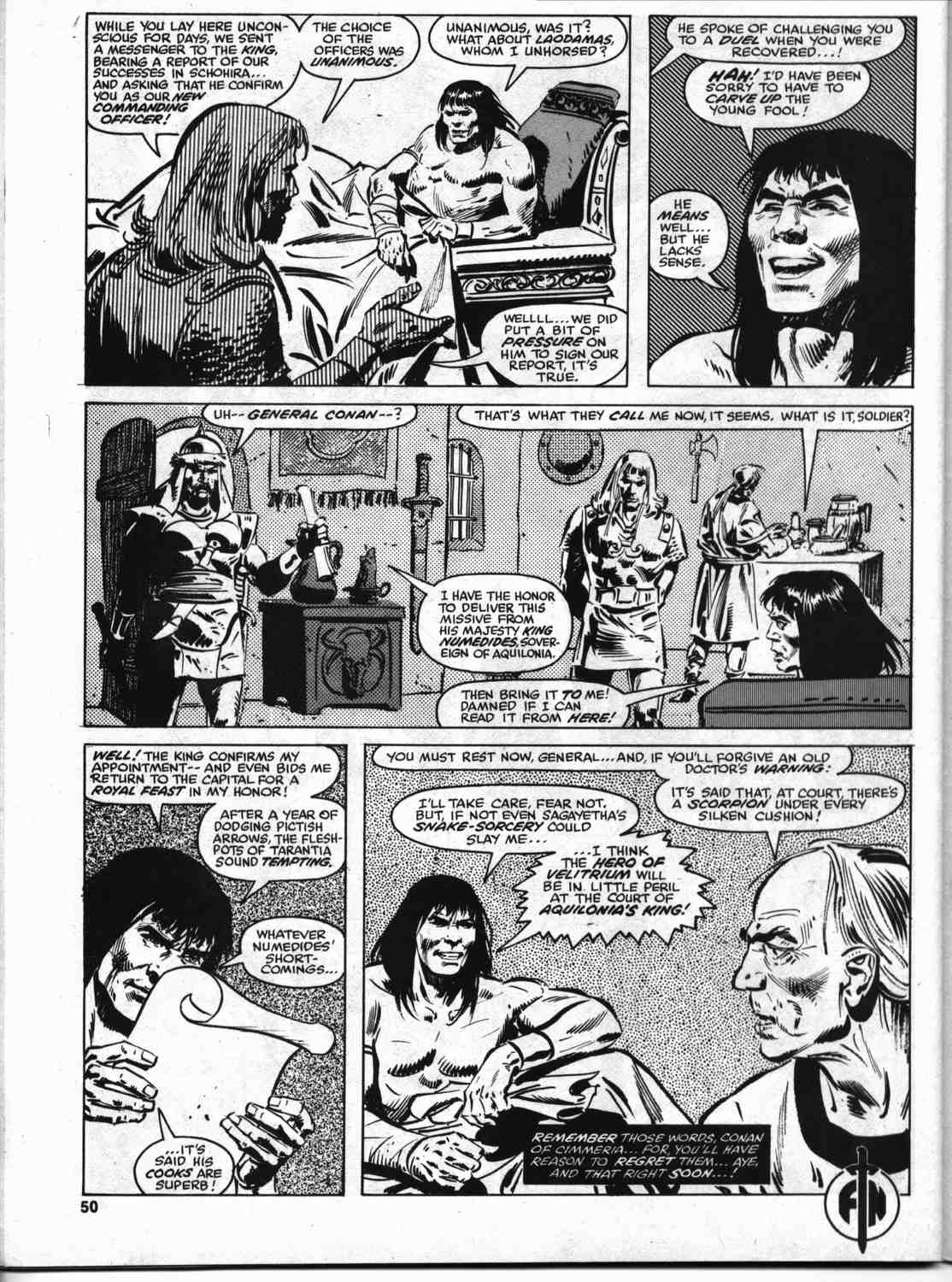 Read online The Savage Sword Of Conan comic -  Issue #46 - 49