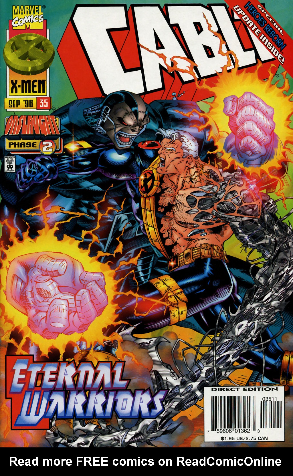 Read online Cable (1993) comic -  Issue #35 - 1