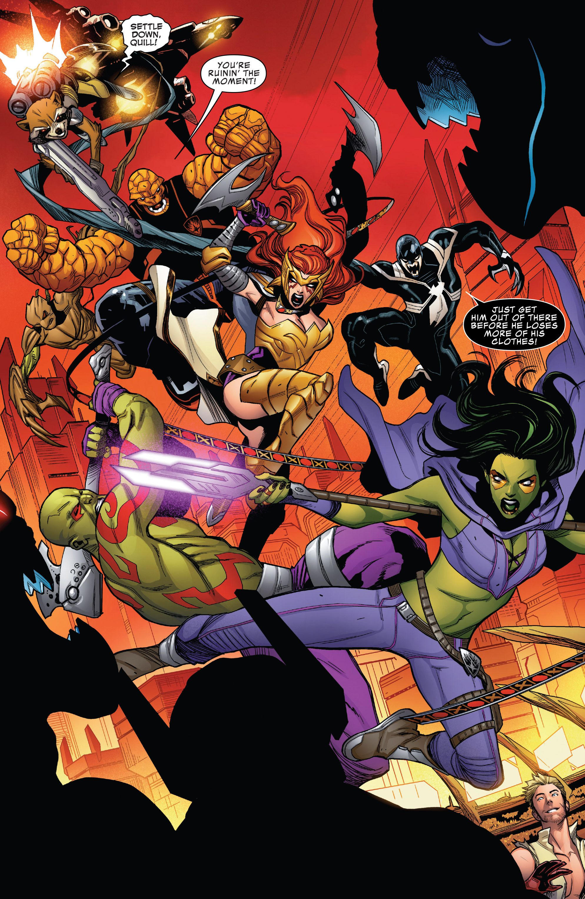 Read online Guardians of the Galaxy (2015) comic -  Issue #10 - 14