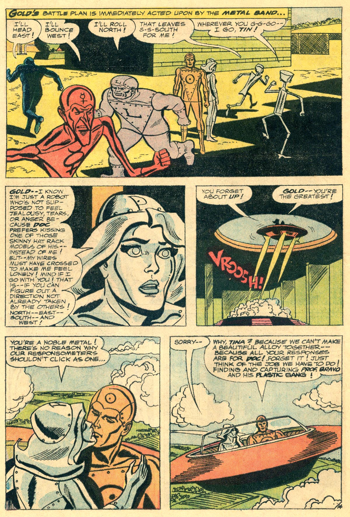 Read online Metal Men (1963) comic -  Issue #21 - 20