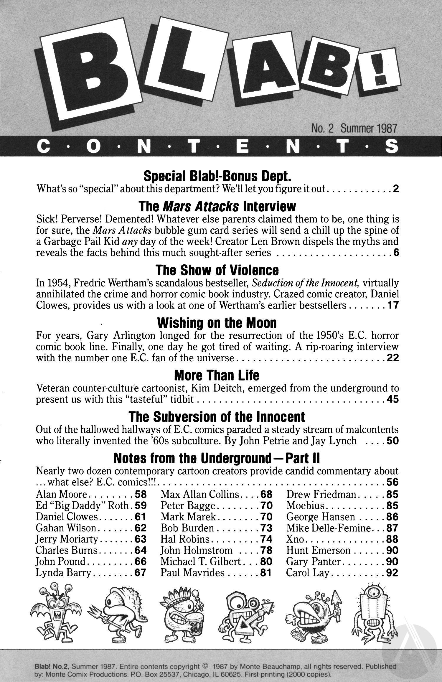 Read online Blab! comic -  Issue #2 - 3