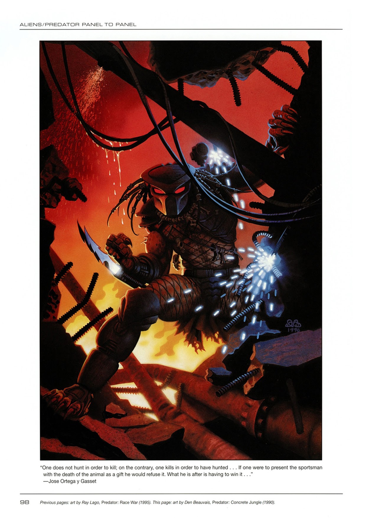 Read online Aliens/Predator: Panel to Panel comic -  Issue # TPB (Part 1) - 91