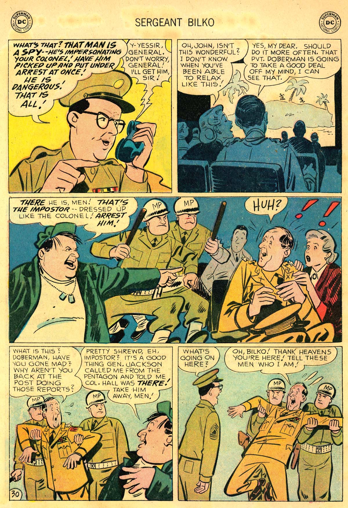 Read online Sergeant Bilko comic -  Issue #4 - 32