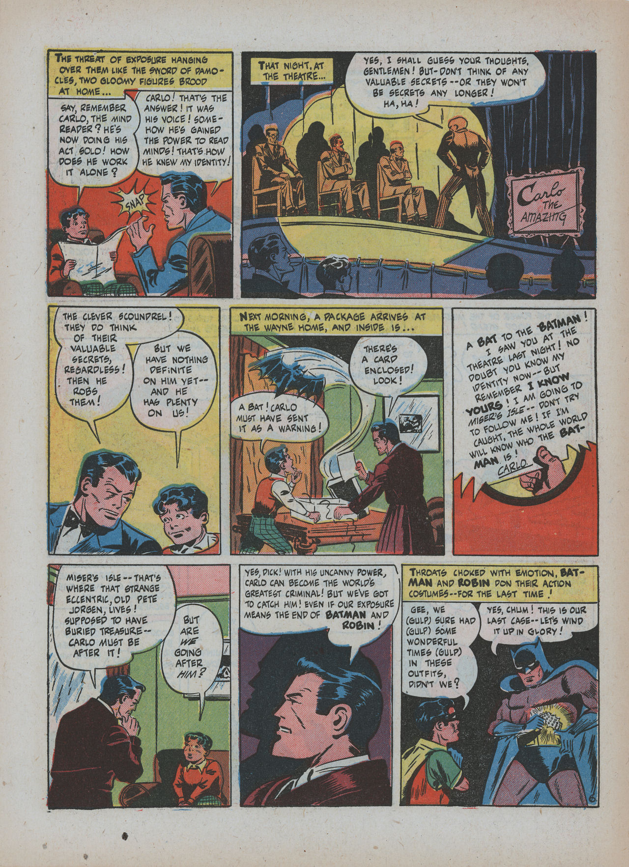 Read online Detective Comics (1937) comic -  Issue #70 - 8