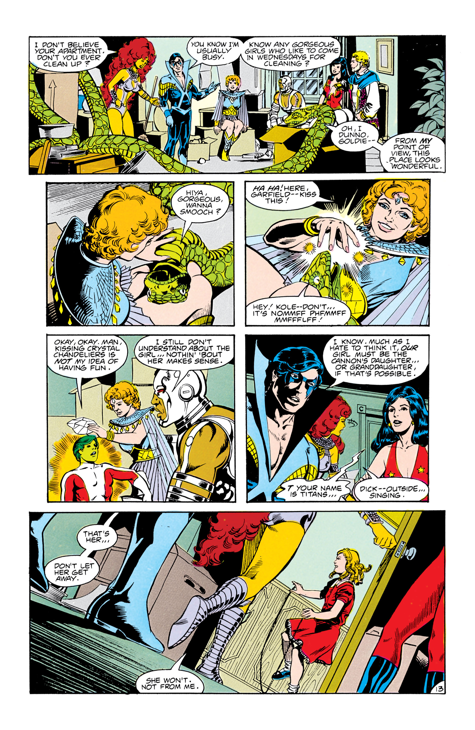 Read online The New Teen Titans (1984) comic -  Issue #12 - 13