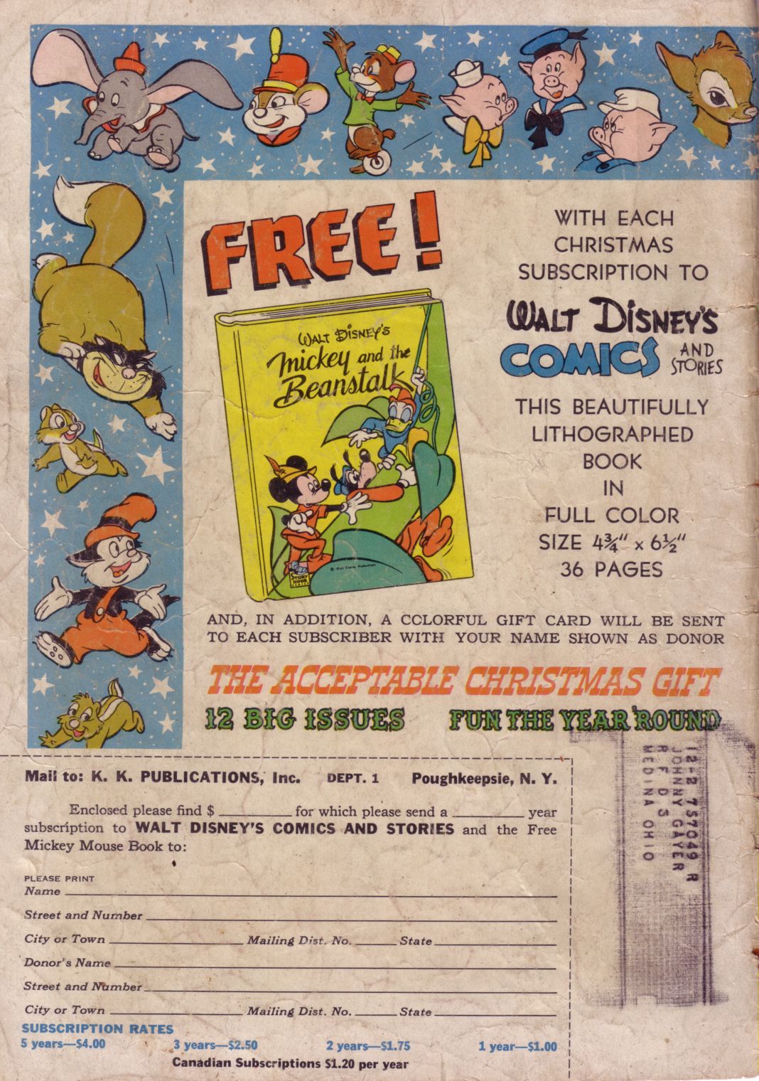 Read online Walt Disney's Comics and Stories comic -  Issue #136 - 36