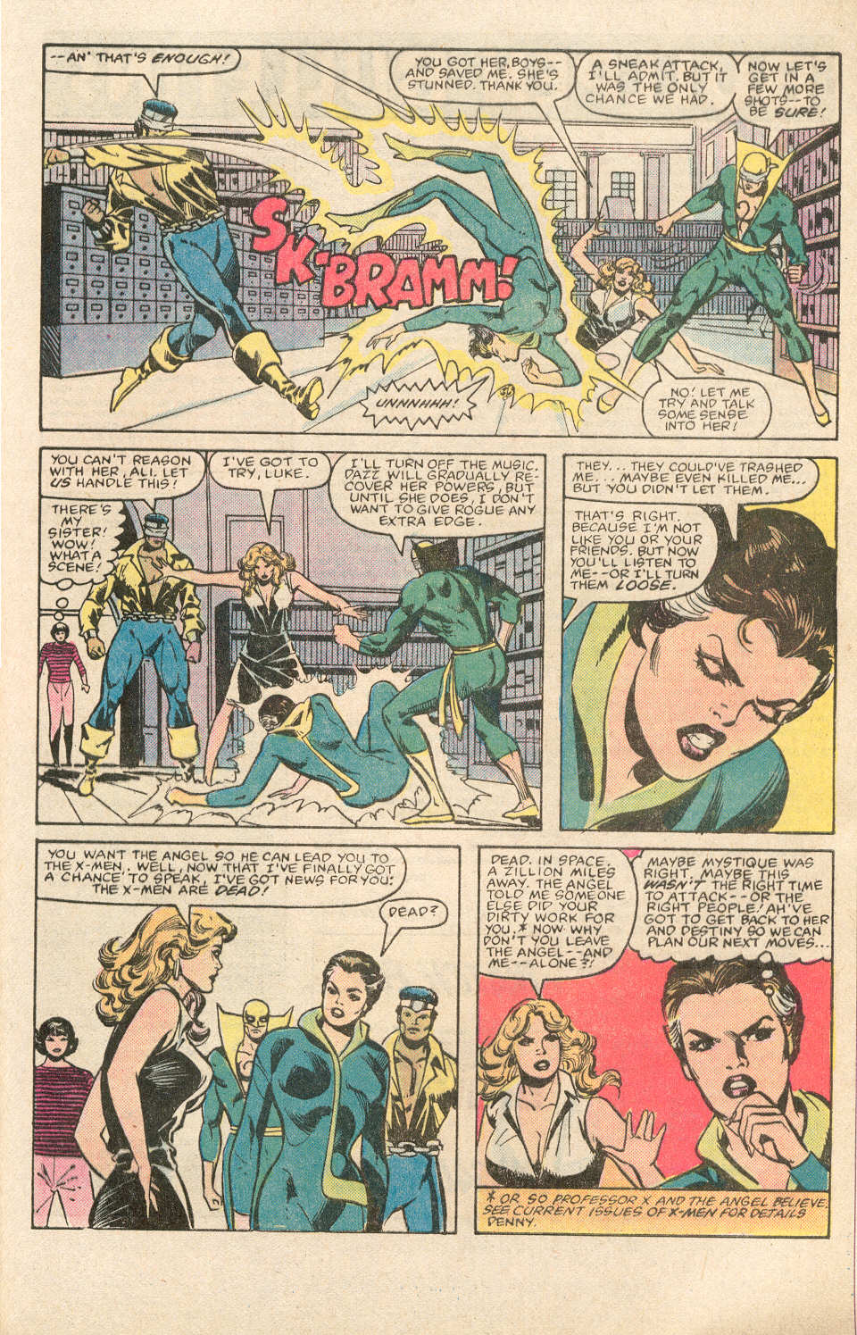 Read online Dazzler (1981) comic -  Issue #24 - 22